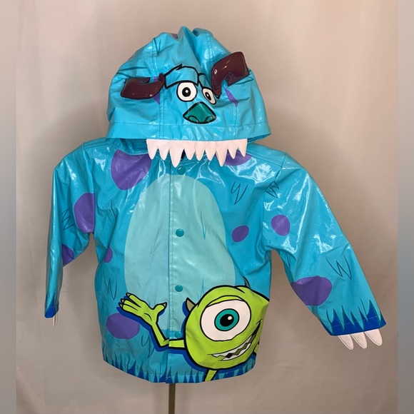 Disney Other - Disney store monsters inc children’s raincoat sz 2/3 mike and sulley kids jacket